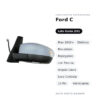 Specchietto Retrovisore Sinistro Ford C-Max 2010+ – Elettrico, Riscaldato, Ripiegabile, con Freccia, Angolo Cieco, Luce