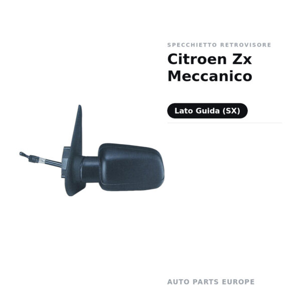 Außenspiegel Links Citroen Zx Mechanisch – Bild 2