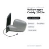 Außenspiegel Links Volkswagen Caddy 2003+ – Elektrisch, Beheizt, Asphärisch, Lackierbar – Bild 2