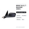 Specchietto Retrovisore Destro BMW Serie 7 E65/E66 2003+ – Elettrica, Riscaldato, Ripiegabile, Memoria, Nero – foto 2