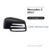 Calotta Specchietto Retrovisore Destro Mercedes C 2011′- S 2009+ / Mercedes E Coupe’ 09′- Glk 2008+ – Verniciabile – foto 2
