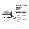 Specchietto Retrovisore Destro Audi A3 Sport Back 05 2010+ – Elettrico, Riscaldato, Ripiegabile, con Freccia, Asferico, 10