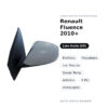 Außenspiegel Links Renault Fluence 2010+ – Elektrisch, Beheizt, mit Blinker, Temperatursensor, Asphärisch, 9-polig