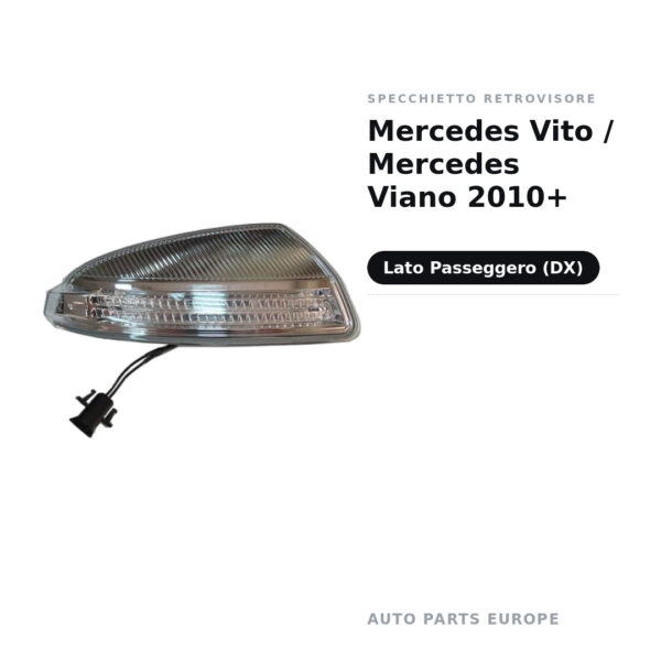 Außenspiegel Rechts Mercedes Vito / Mercedes Viano 2010+ – Bild 2