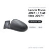Specchietto Retrovisore Sinistro Lancia Musa 2007+ / Fiat Idea 2007+ – Elettrico, Nero – foto 2