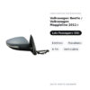 Specchietto Retrovisore Destro Volkswagen Beetle / Volkswagen Maggiolino 2011+ – Elettrico, Riscaldato, 6 Pin, Verniciabile