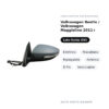 Außenspiegel Links Volkswagen Beetle / Volkswagen Käfer 2011+ – Elektrisch, Beheizt, Klappbar, Asphärisch, 8 Pin, Lackierbar