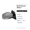 Specchietto Retrovisore Destro Ford Focus 2011+ – Elettrico, con Freccia, Sonda Temp., Asferico, 7 Pin, Verniciabile – foto 2