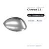 Calotta Specchietto Retrovisore Destro Citroen C2 – Cromata ruvida – foto 2
