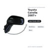 Specchietto Retrovisore Sinistro Toyota Corolla 2007+ – Elettrico, Asferico, Nero – foto 2