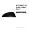 Calotta Specchietto Retrovisore Destro Smart Fortwo 2007 Carbon Look – Effetto carbonio, Verniciabile – foto 2