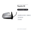 Außenspiegel Rechts Toyota Hi-Lux Pick-Up 2011+ – Elektrisch, mit Blinker, Verchromt – Bild 2