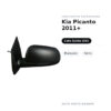 Specchietto Retrovisore Sinistro Kia Picanto 2011+ – Manuale, Nero – foto 2