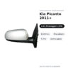 Specchietto Retrovisore Destro Kia Picanto 2011+ – Elettrico, Riscaldato, 5 Pin, Verniciabile – foto 2