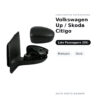 Specchietto Retrovisore Destro Volkswagen Up / Skoda Citigo – Manuale, Nero – foto 2