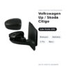 Specchietto Retrovisore Sinistro Volkswagen Up / Skoda Citigo – Manuale, Asferico, 2 Pin, Nero – foto 2