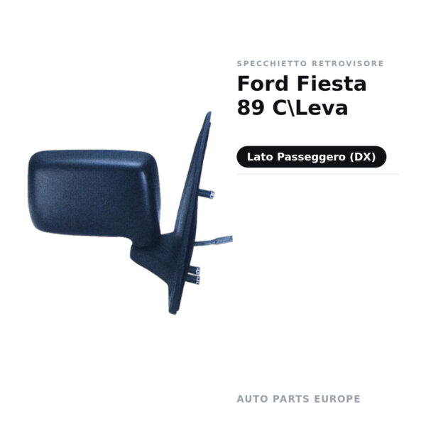 Specchietto Retrovisore Destro Ford Fiesta 89 C\Leva – foto 2