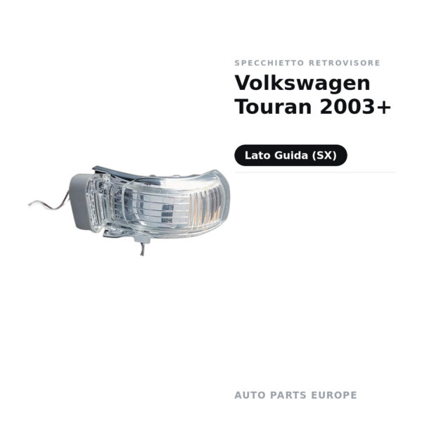 Außenspiegel Links Volkswagen Touran 2003+ – Bild 2