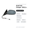 Specchietto Retrovisore Sinistro Audi A5 Coupe’ 2011+ – Elettrico, Riscaldato, Ripiegabile, con Freccia, Memoria, Asferico
