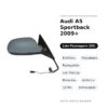 Specchietto Retrovisore Destro Audi A5 Sportback 2009+ – Elettrico, Riscaldato, Ripiegabile, con Freccia, Memoria, Asferico