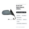 Specchietto Retrovisore Destro Audi A5 Sportback 2009+ – Elettrico, Riscaldato, Ripiegabile, con Freccia, Asferico, 12 Pin