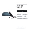 Specchietto Retrovisore Destro Audi Q3 2011+ – Elettrico, Riscaldato, con Freccia, 8 Pin, Verniciabile (Variante A) – foto 2