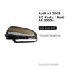 Calotta Specchietto Retrovisore Sinistro Audi A3 2003 3/5 Porte / Audi A4 2000+ – Cromata – foto 2