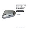 Calotta Specchietto Retrovisore Sinistro Volkswagen Polo 2005+ / Skoda Octavia 2005 – Cromata – foto 2