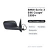 Specchietto Retrovisore Destro BMW Serie 3 E46 Coupe’ 1999+ – Elettrica, Riscaldato, Ripiegabile, Verniciabile – foto 2