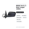 Specchietto Retrovisore Sinistro BMW Serie 3 E46 Coupe’ 1999+ – Elettrico, Riscaldato, Ripiegabile, Asferico, Vetro Blu