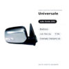Specchietto Retrovisore Sinistro Universale – Elettrico, con Freccia, 5 Pin, Cromato (Variante A) – foto 2