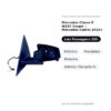 Specchietto Retrovisore Destro Mercedes Classe E W207 Coupe’ / Mercedes Cabrio 2010+ – Elettrico, Riscaldato, Memoria