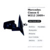 Außenspiegel Links Mercedes Klasse E W212 2009+ – Elektrisch, Beheizt, Klappbar, Memory, Umfeldleuchte, Asphärisch, 15-polig