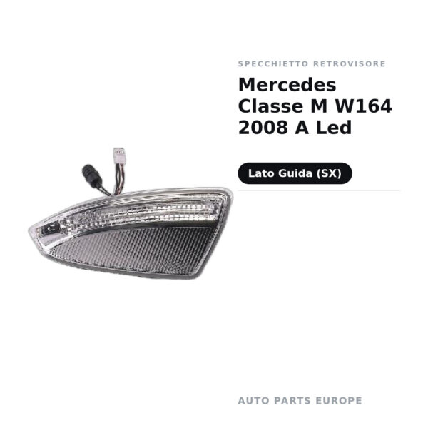 Specchietto Retrovisore Sinistro Mercedes Classe M W164 2008 A Led – foto 2