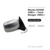 Specchietto Retrovisore Sinistro Mazda B2500 2002+ / Ford Ranger 2002+ – Elettrico, Cromato – foto 2