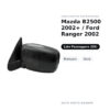 Specchietto Retrovisore Destro Mazda B2500 2002+ / Ford Ranger 2002 – Manuale, Nero – foto 2