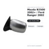 Außenspiegel Links Mazda B2500 2002+ / Ford Ranger 2002 – Manuell, Verchromt – Bild 2