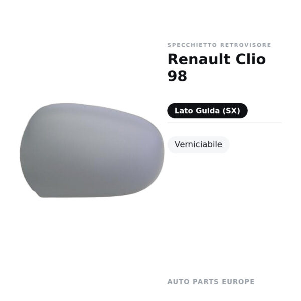 Außenspiegel Links Renault Clio 98 – Lackierbar – Bild 2