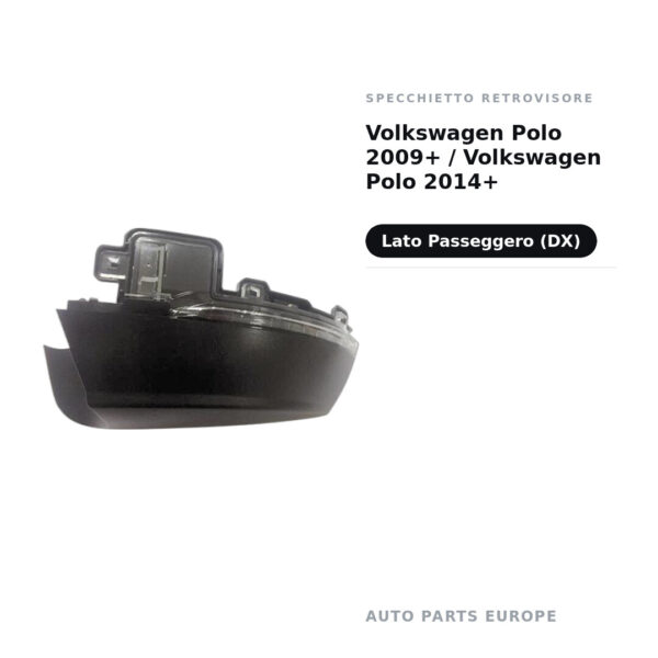 Außenspiegel Rechts Volkswagen Polo 2009+ / Volkswagen Polo 2014+ – Bild 3