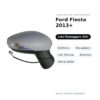 Specchietto Retrovisore Destro Ford Fiesta 2013+ – Elettrico, Riscaldato, con Freccia, Asferico, Verniciabile – foto 2