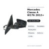 Außenspiegel Links Mercedes Klasse A W176 2012+ – Elektrisch, Beheizt, Klappbar, Memory, Asphärisch, 13 polig – Bild 2