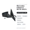 Außenspiegel Rechts Mercedes Klasse A W176 2012+ – Elektrisch, Beheizt, Klappbar, Memory, Abblendlicht, Asphärisch, 15 Polig
