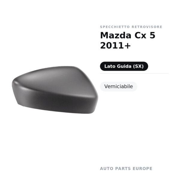 Außenspiegel Links Mazda Cx 5 2011+ – Lackierbar – Bild 2