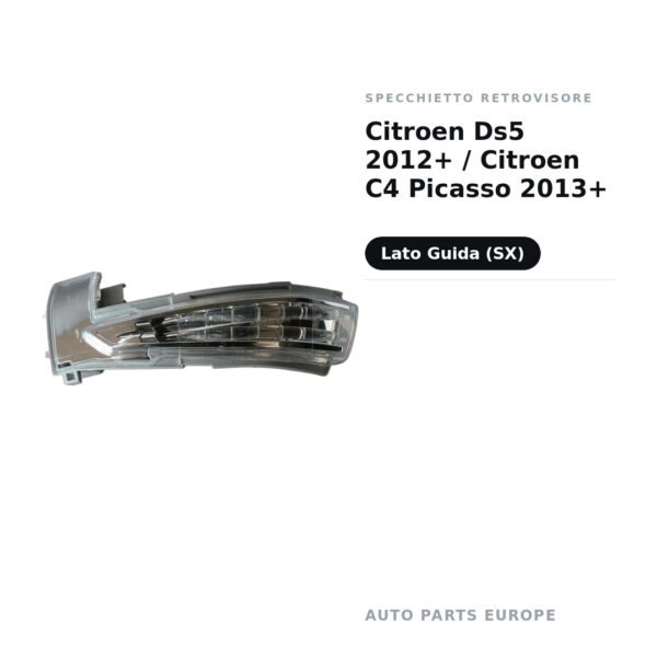 Außenspiegel Links Citroën Ds5 2012+ / Citroën C4 Picasso 2013+ – Bild 2