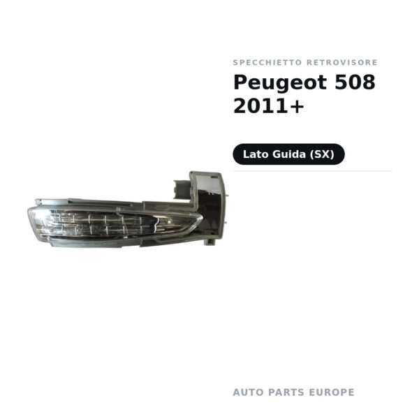 Außenspiegel Links Peugeot 508 2011+ – Bild 2