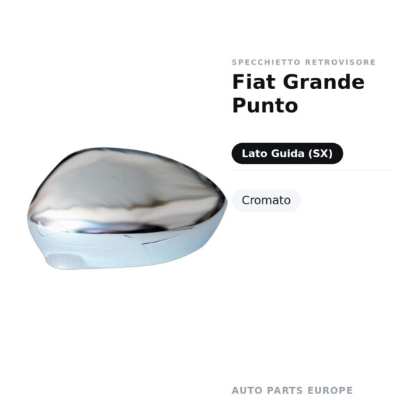 Außenspiegel Links Fiat Grande Punto – Chrom – Bild 2
