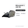 Specchietto Retrovisore Destro Mitsubishi L 200 96 – Elettrico, Riscaldato, Cromato – foto 2