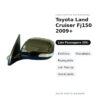 Außenspiegel Rechts Toyota Land Cruiser Fj150 2009+ – Elektrisch, Beheizt, Klappbar, mit Blinker, Lackierbar – Bild 2