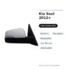 Specchietto Retrovisore Sinistro Kia Soul 2012+ – Elettrico, Riscaldato, Ripiegabile, con Freccia, Verniciabile – foto 2