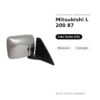 Specchietto Retrovisore Sinistro Mitsubishi L 200 87 – Manuale, Cromato – foto 2